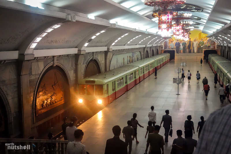 Illustration for article titled Take a Rare Look Inside North Korea's Secretive Metro